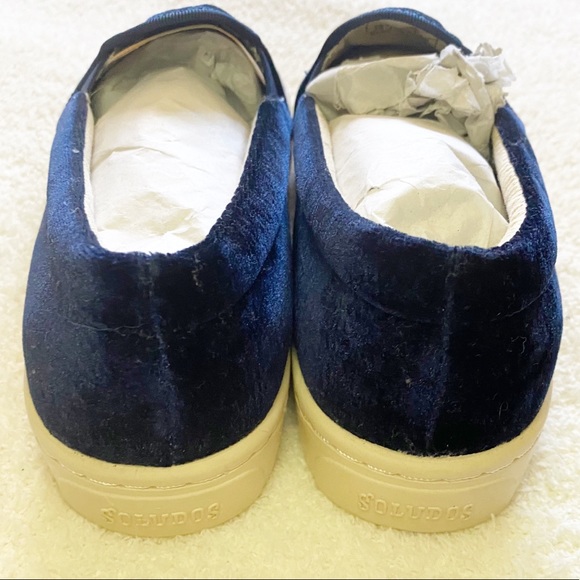 {Soludos} Embroidered Celestial Velvet Slip-On Sneakers - Picture 5 of 6